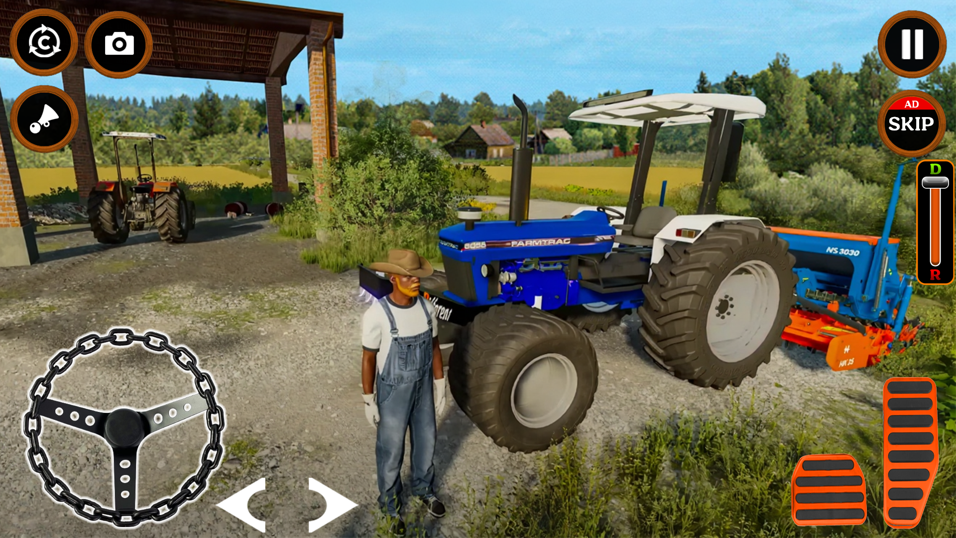 Tractor Farming 3D Simulator Game Screenshot
