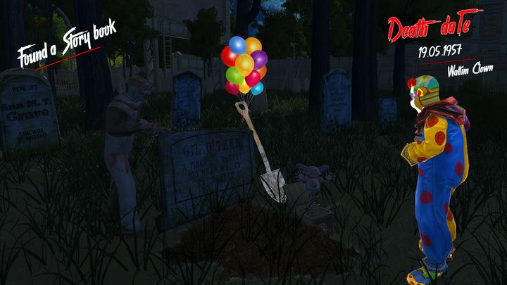 Jogo assustador de palhaço de terror 3D versão móvel andróide iOS