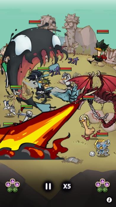 Merge Duck 2: Turn Based RPG 게임 스크린샷