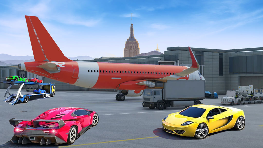Airplane Car Transporter Pilot screenshot game