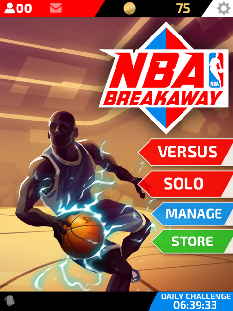Cuplikan Layar Game NBA Breakaway