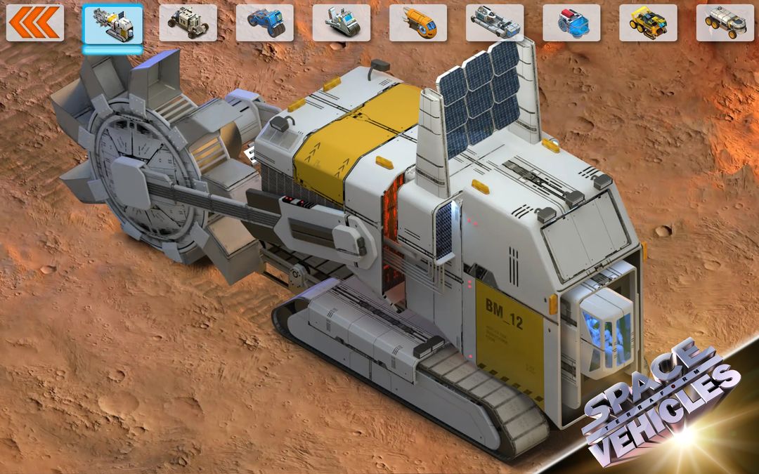 Screenshot of Kids Vehicles: Space Vehicles 