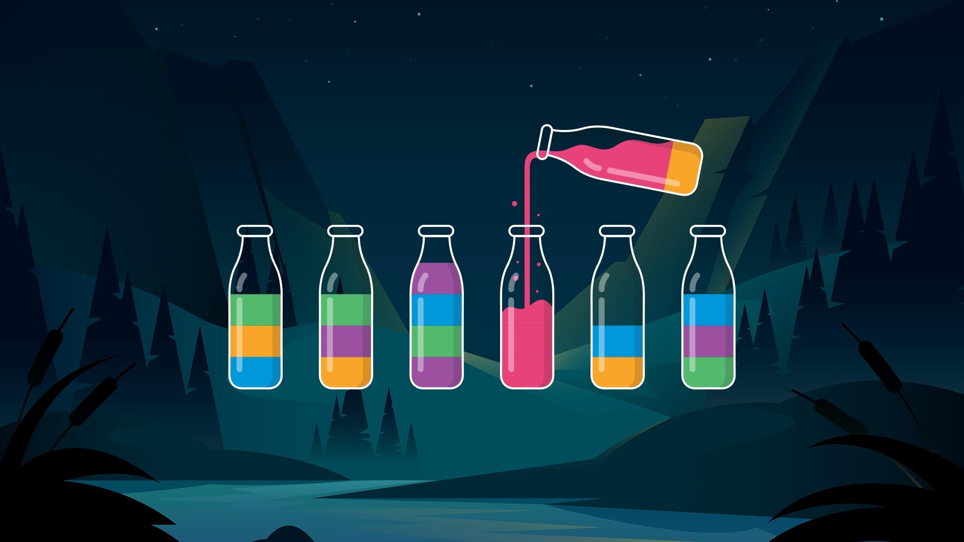Aquafy Water Color Sort Game Game Screenshot