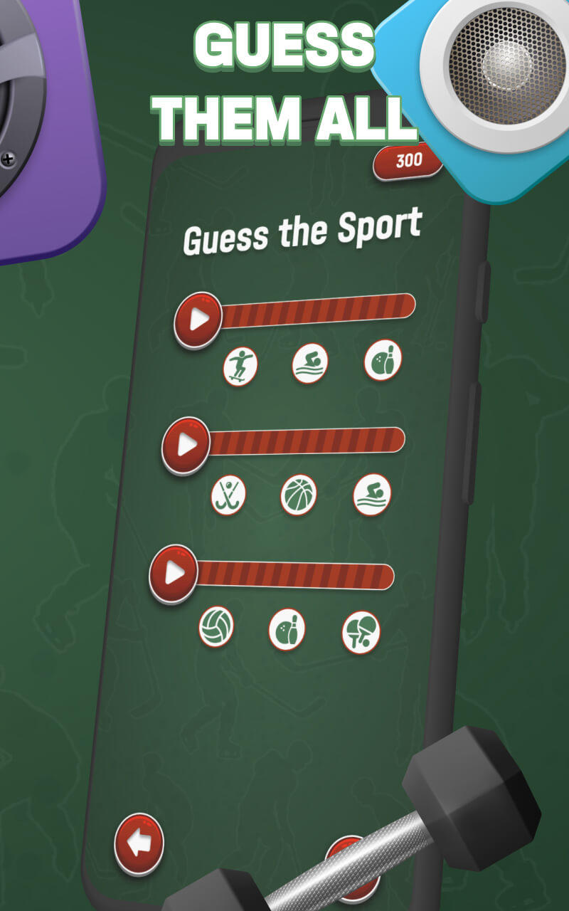 Sportive Sounds Guess screenshot game