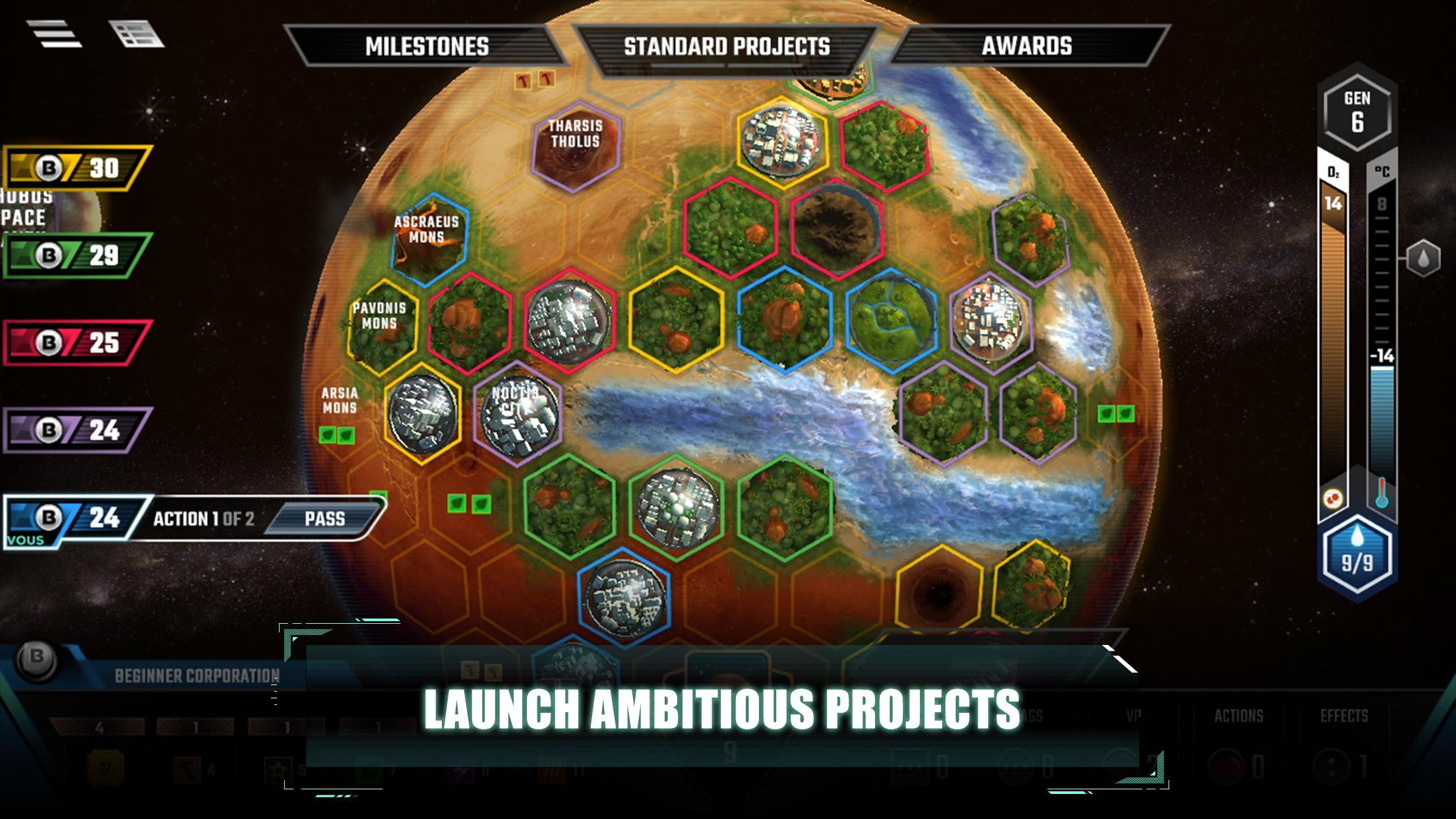 Terraforming Mars Game Screenshot