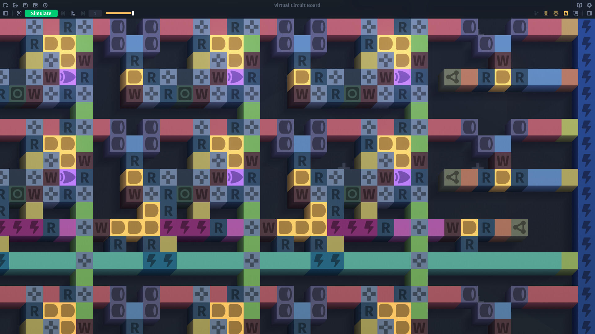 Virtual Circuit Board screenshot game