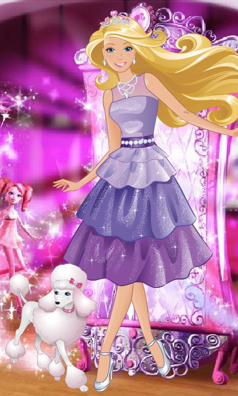 Screenshot of Dress Up Barbie Fairytale