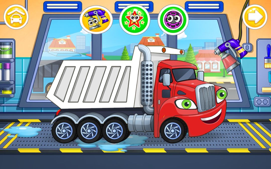 Carwash: รถบรรทุก ภาพหน้าจอเกม