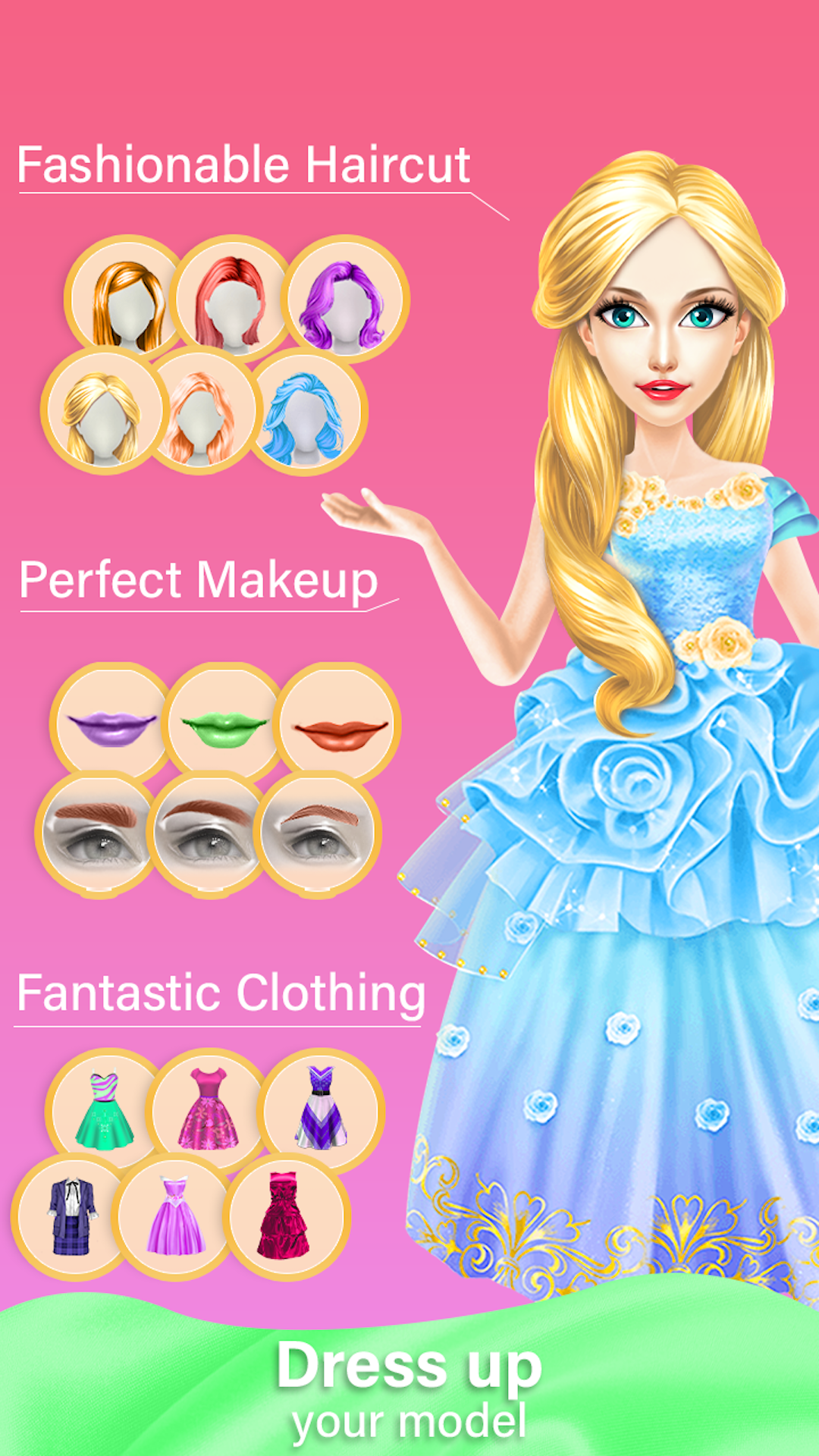 Cuplikan Layar Game Dressup Battle Fashion Contest