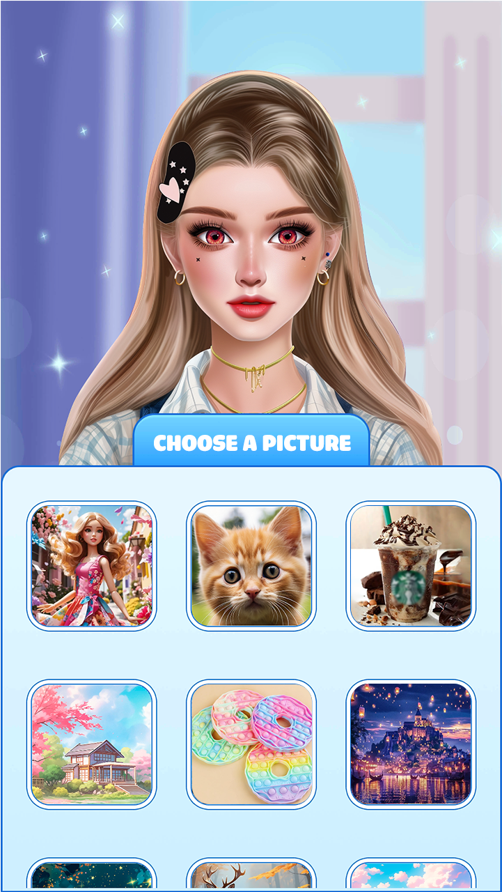 Captura de Tela do Jogo Eye Color DIY: Beauty Artist