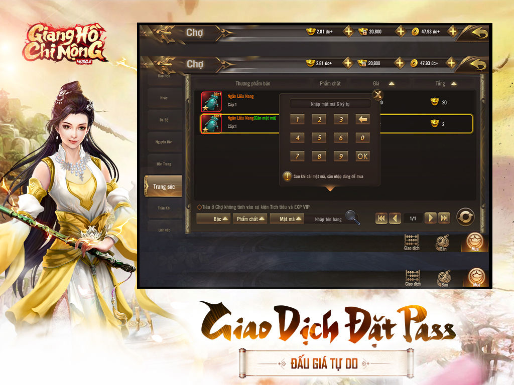 Screenshot of Giang Hồ Chi Mộng - Kiếm Vương