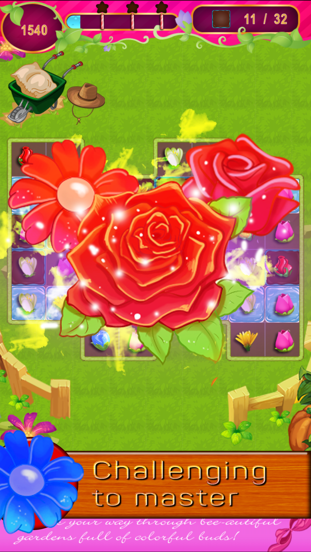 Blossom Blast Deluxe 게임 스크린샷