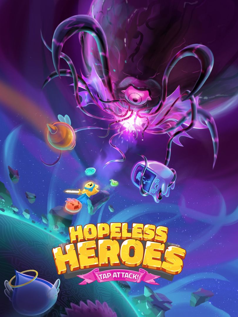 Hopeless Heroes: Tap Attack ภาพหน้าจอเกม