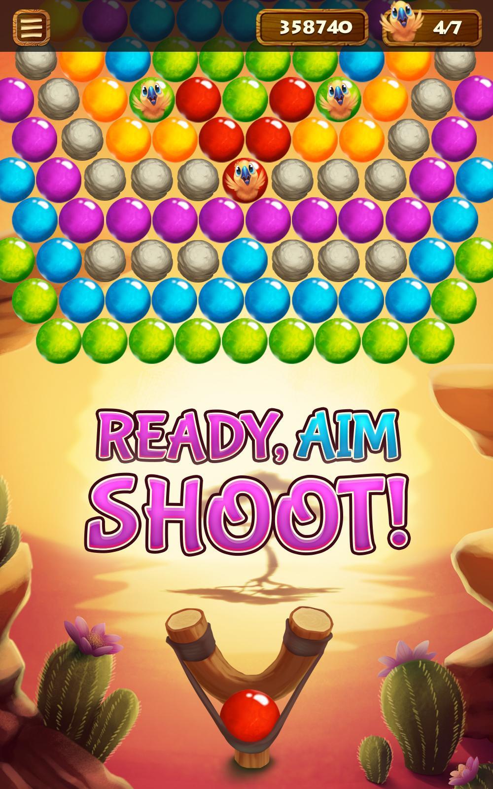 Captura de Tela do Jogo Mirage Bubble Rescue