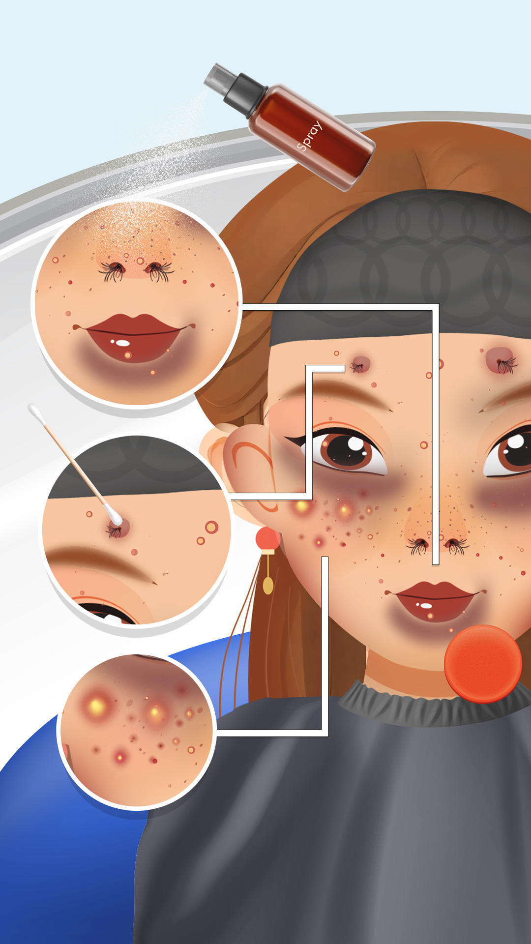 Makeup Skin Care ASMR Makeover Game Screenshot