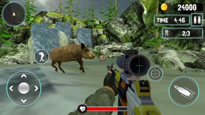 Wild Animal Hunting Game ภาพหน้าจอเกม