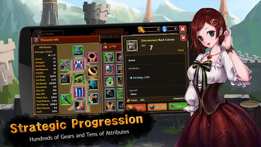 Screenshot of The Dark RPG