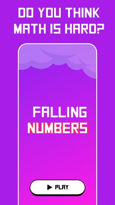 Screenshot of Falling Numbers: Math Dash