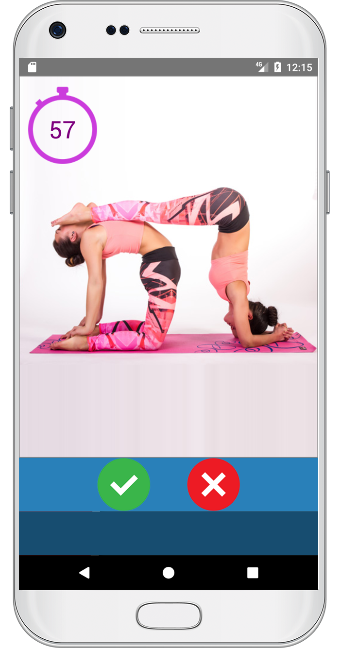 Yoga Challenge App Game Screenshot