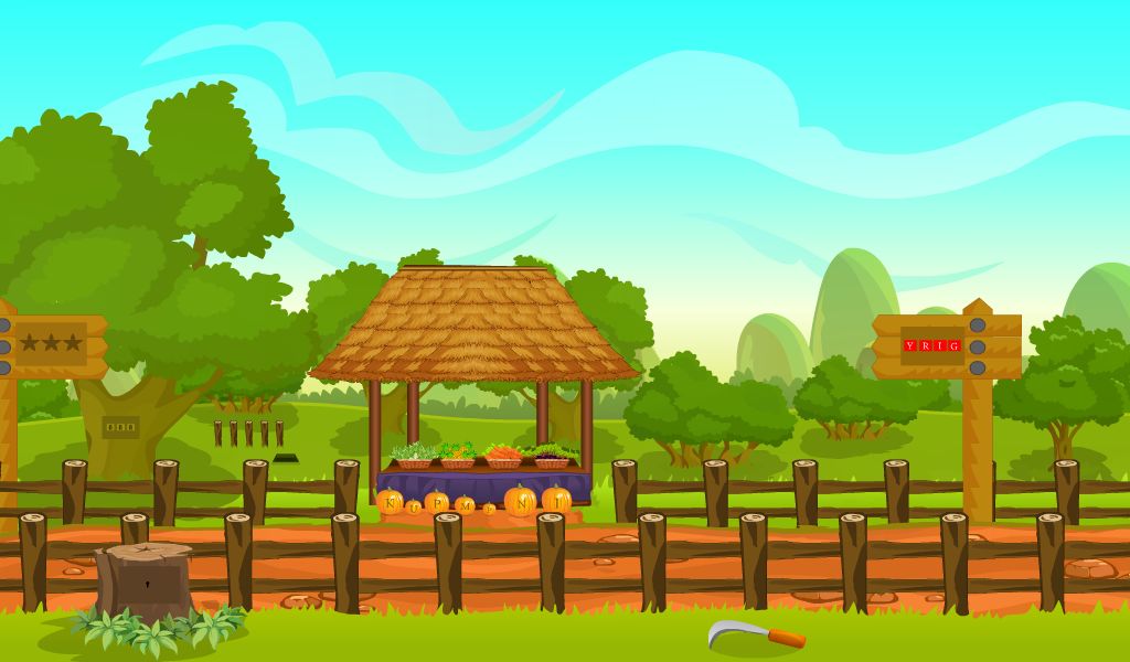 Village Tractor Escape screenshot game