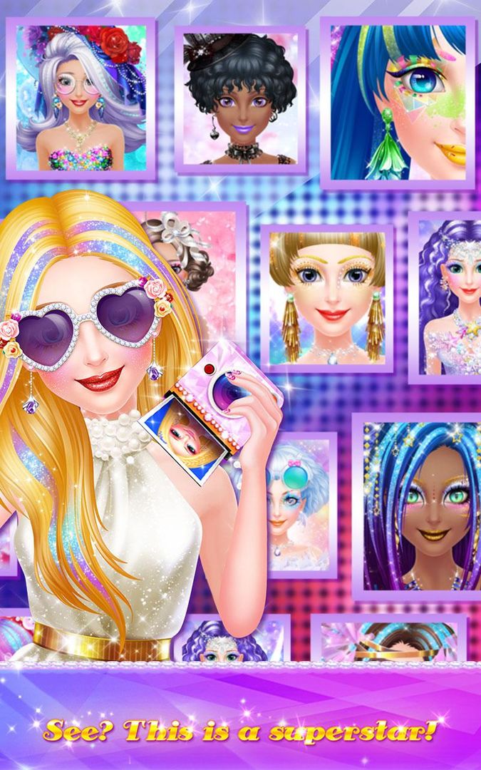 Screenshot of Superstar Makeup Party