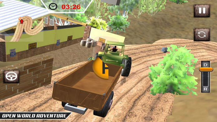 Skill Driving Tractor Ofroad ภาพหน้าจอเกม