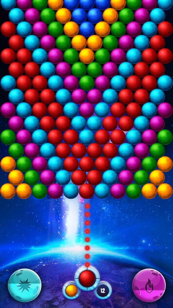 Screenshot of Bubble Star Fever