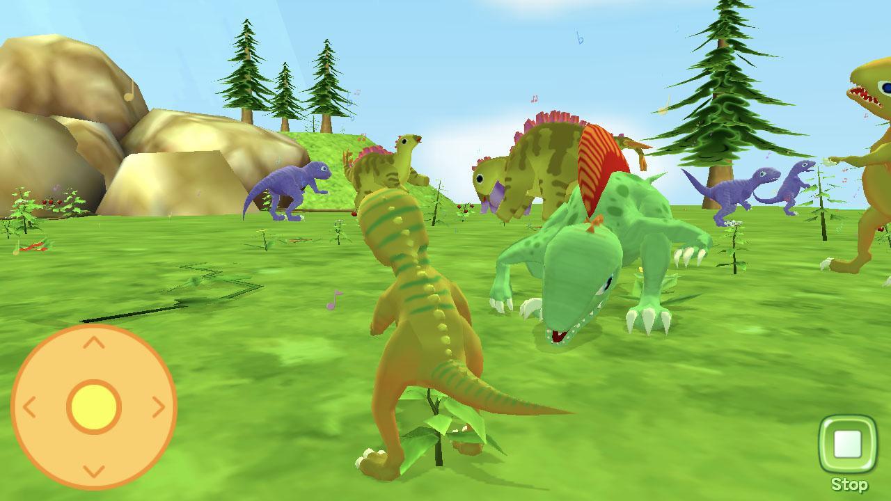 Скриншот игры Dinosaur World 3D - AR Camera