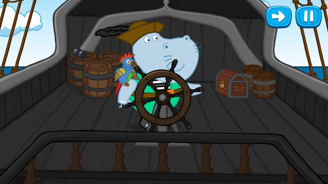 해적 보물 : 아이들을위한 동화 게임 스크린 샷