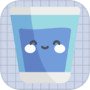 Icon of Happy Filled Glass Two