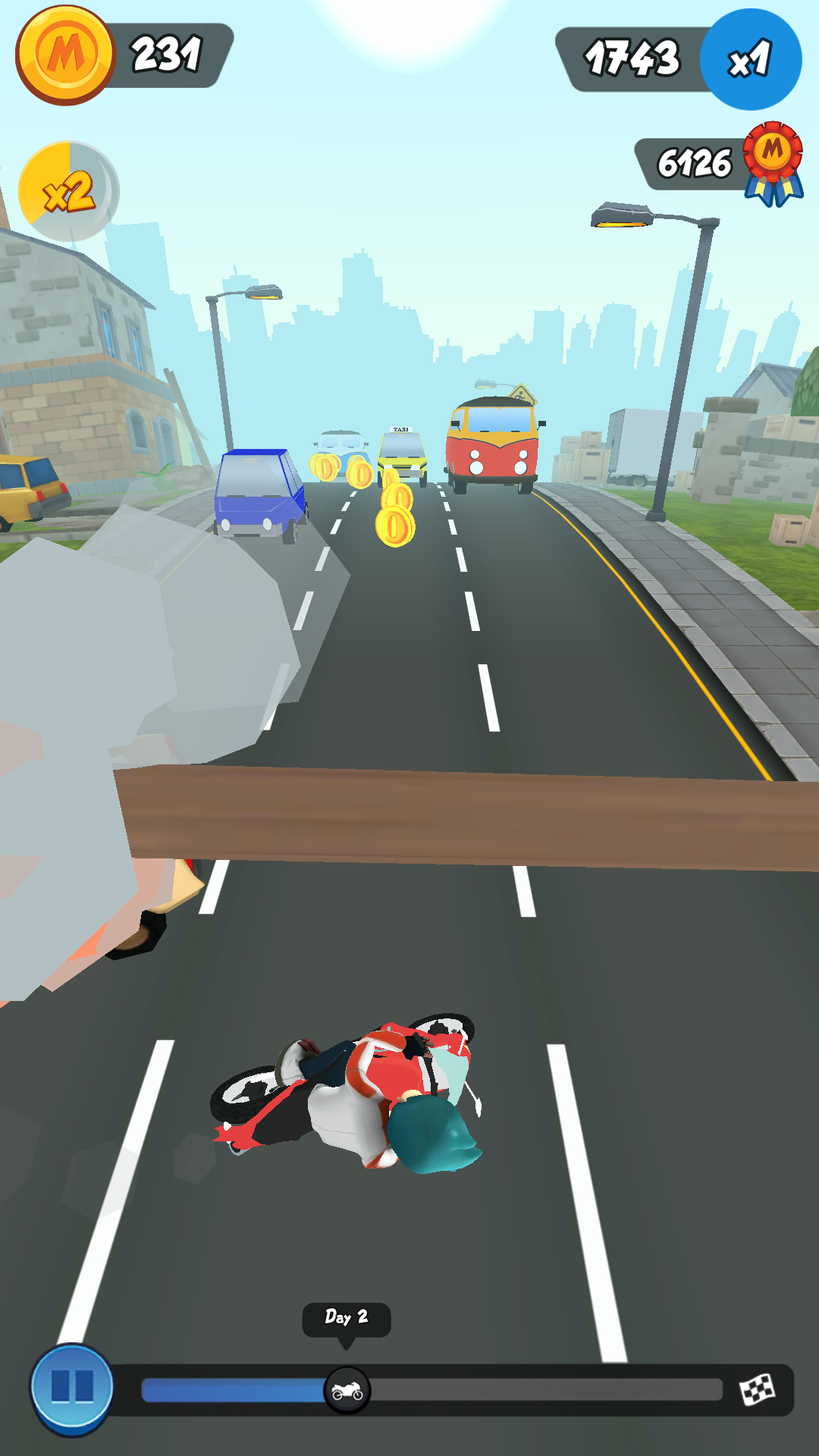Moto Max: Endless Runner Game Screenshot