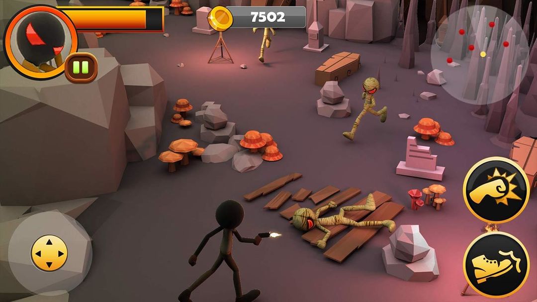 Scary Cave Stealth Escape 3D screenshot game
