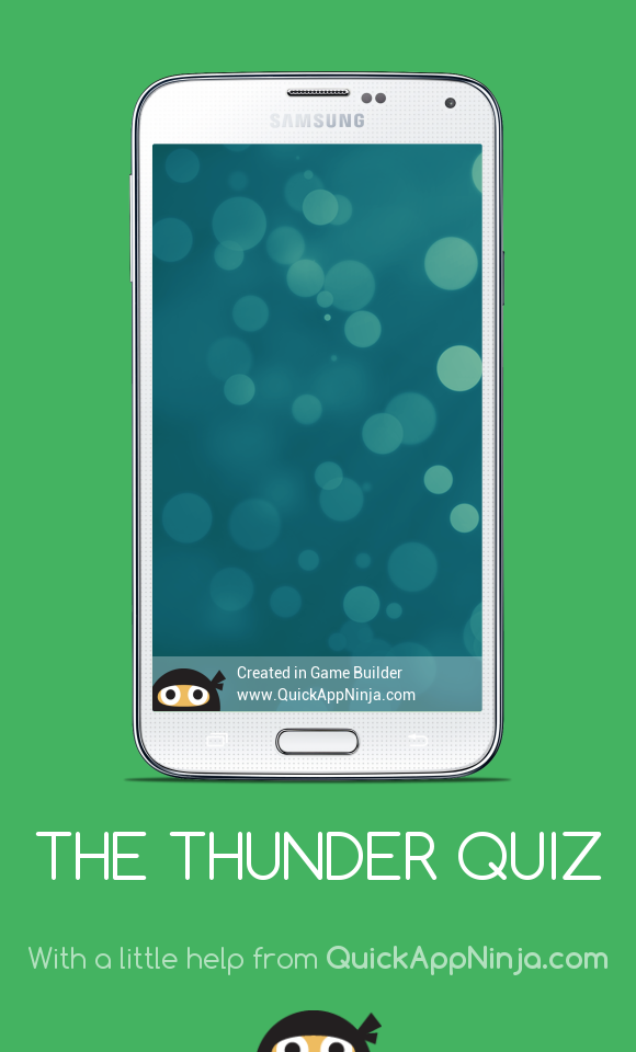 THE THUNDER QUIZ Game Screenshot
