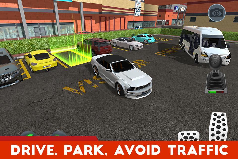 Shopping Mall Parking Lot Game Screenshot