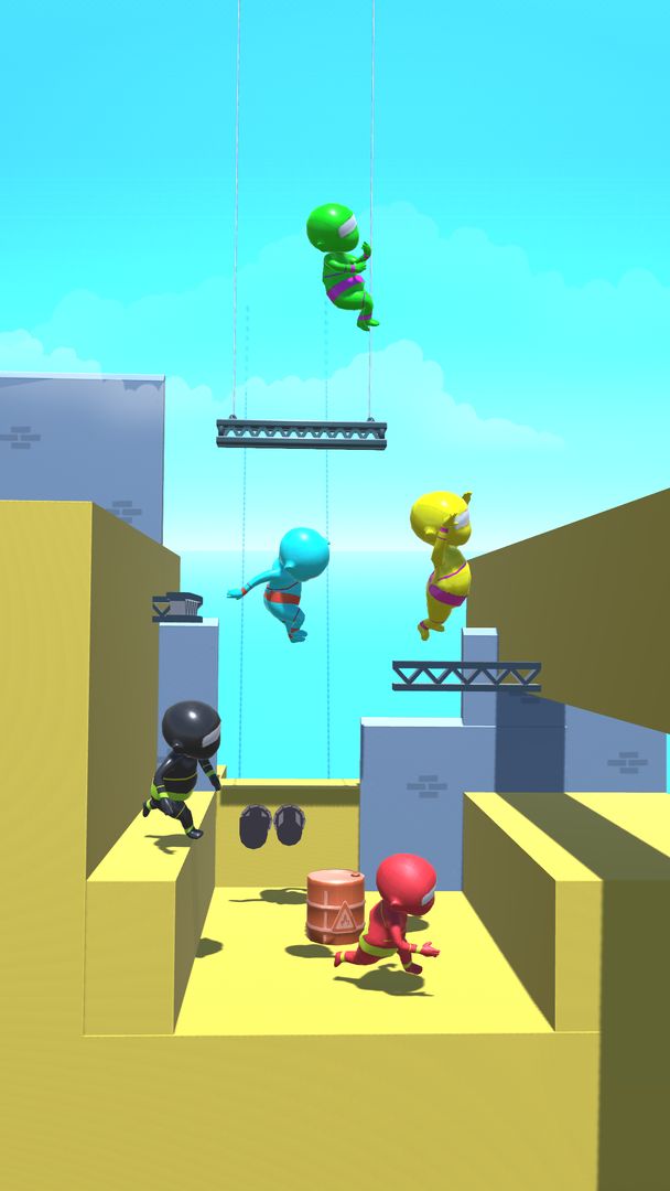 Screenshot of Crowd Race 3d: Game Run 3D