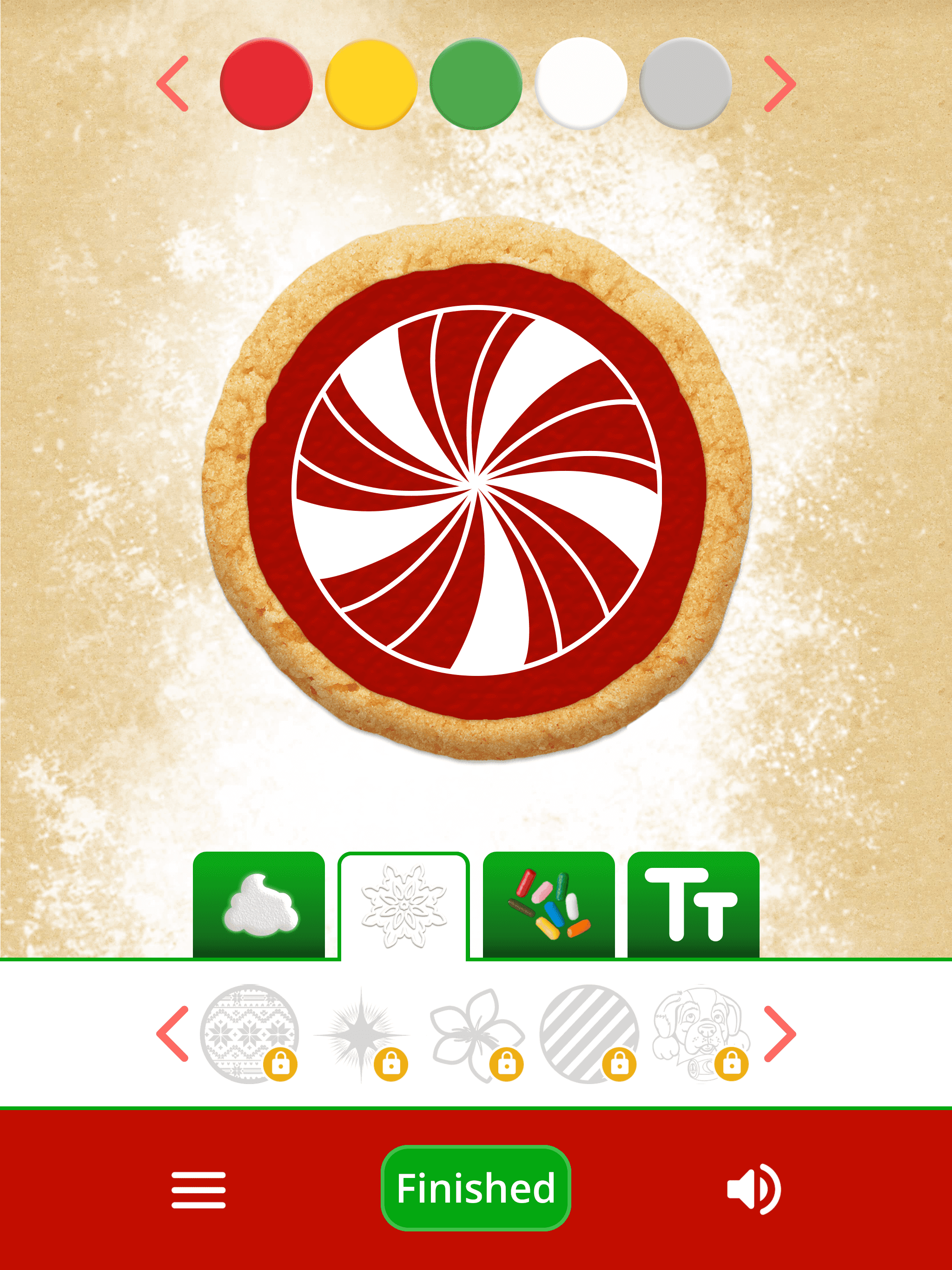 Screenshot of Make a Cookie for Santa — The Elf on the Shelf®