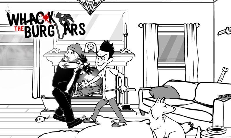 Screenshot of Whack the Burglars - Robbers