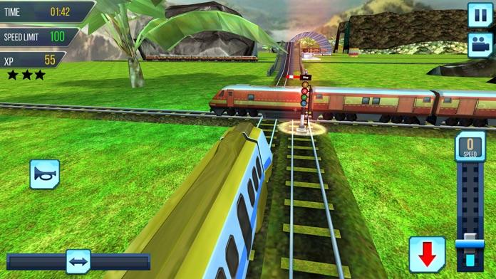 Subway Bullet Train Driving 3D Game Screenshot