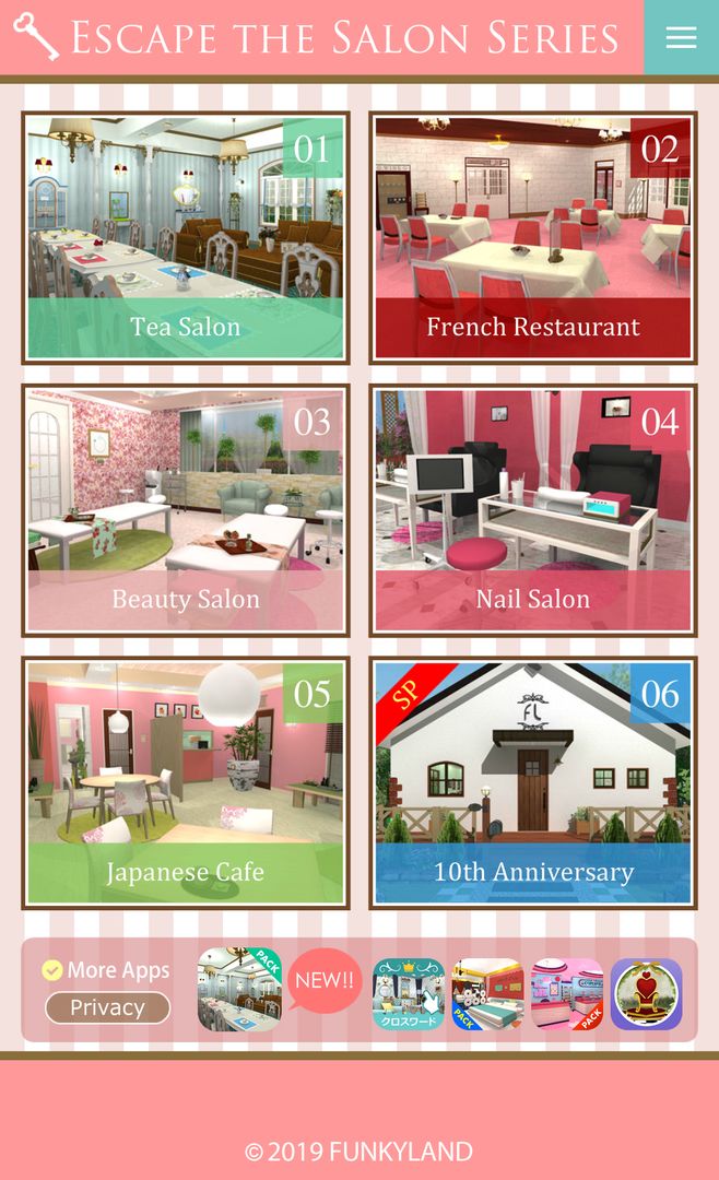 Screenshot of Escape the Salon Series