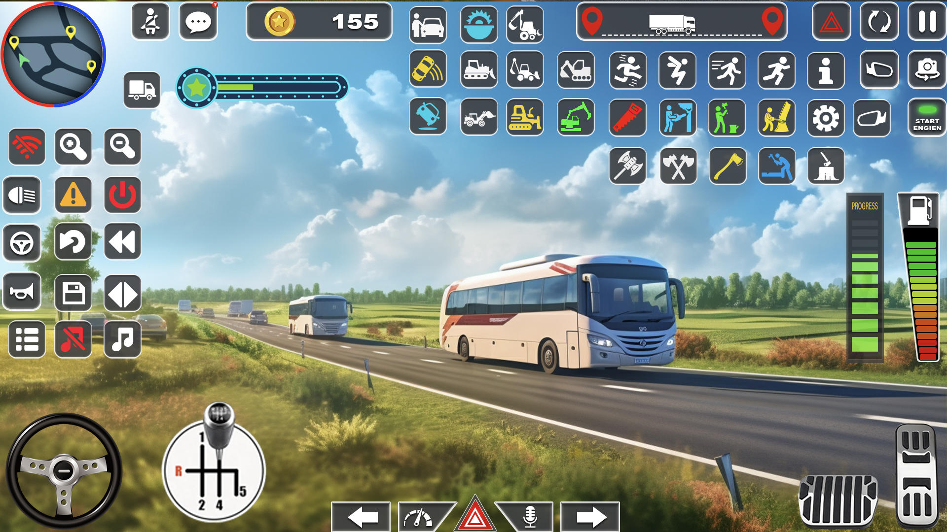 Screenshot 1 of Simulator Bus: Pengemudi terbaik 1.0