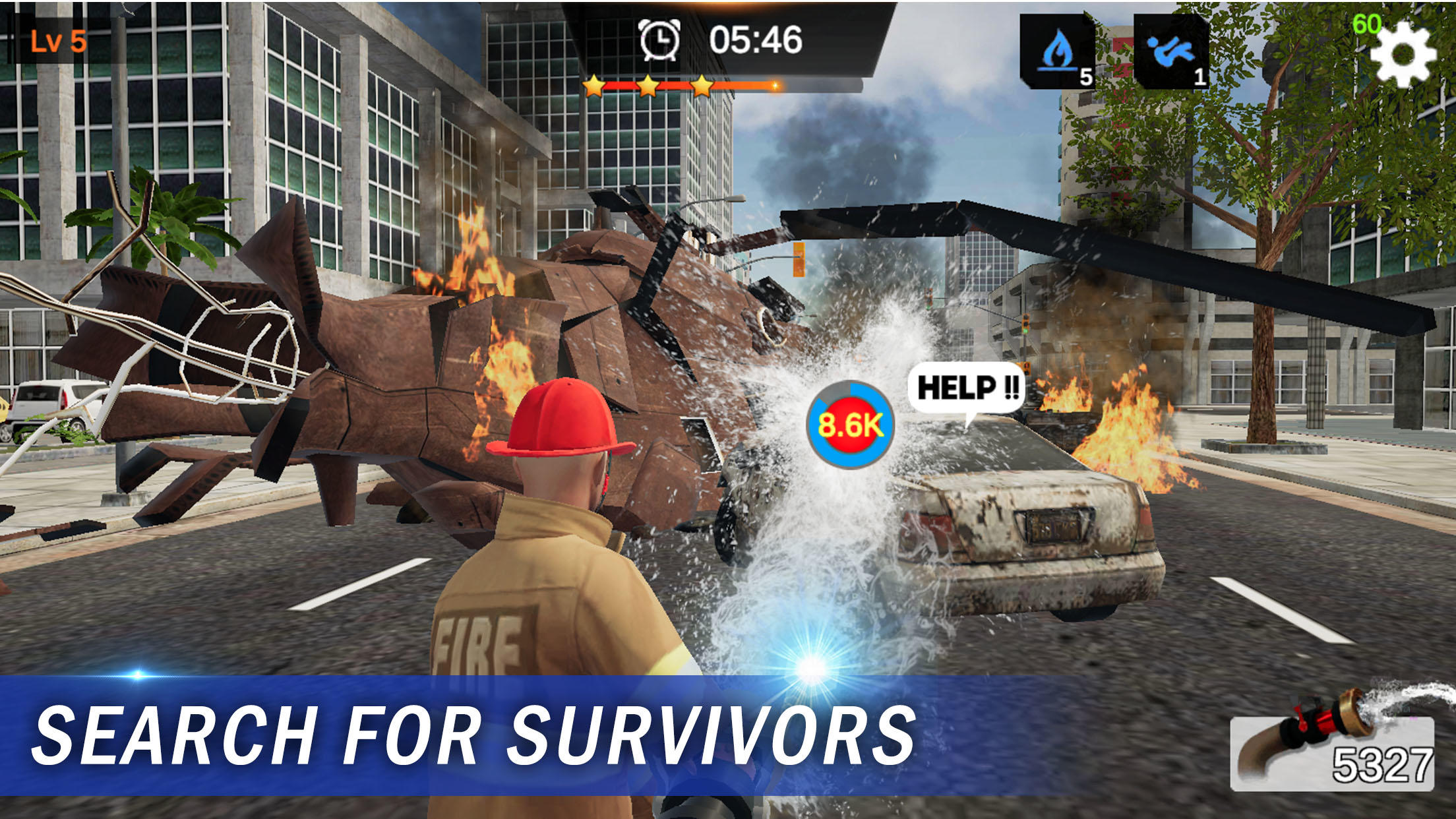 Screenshot of I'm Fireman: Rescue Simulator