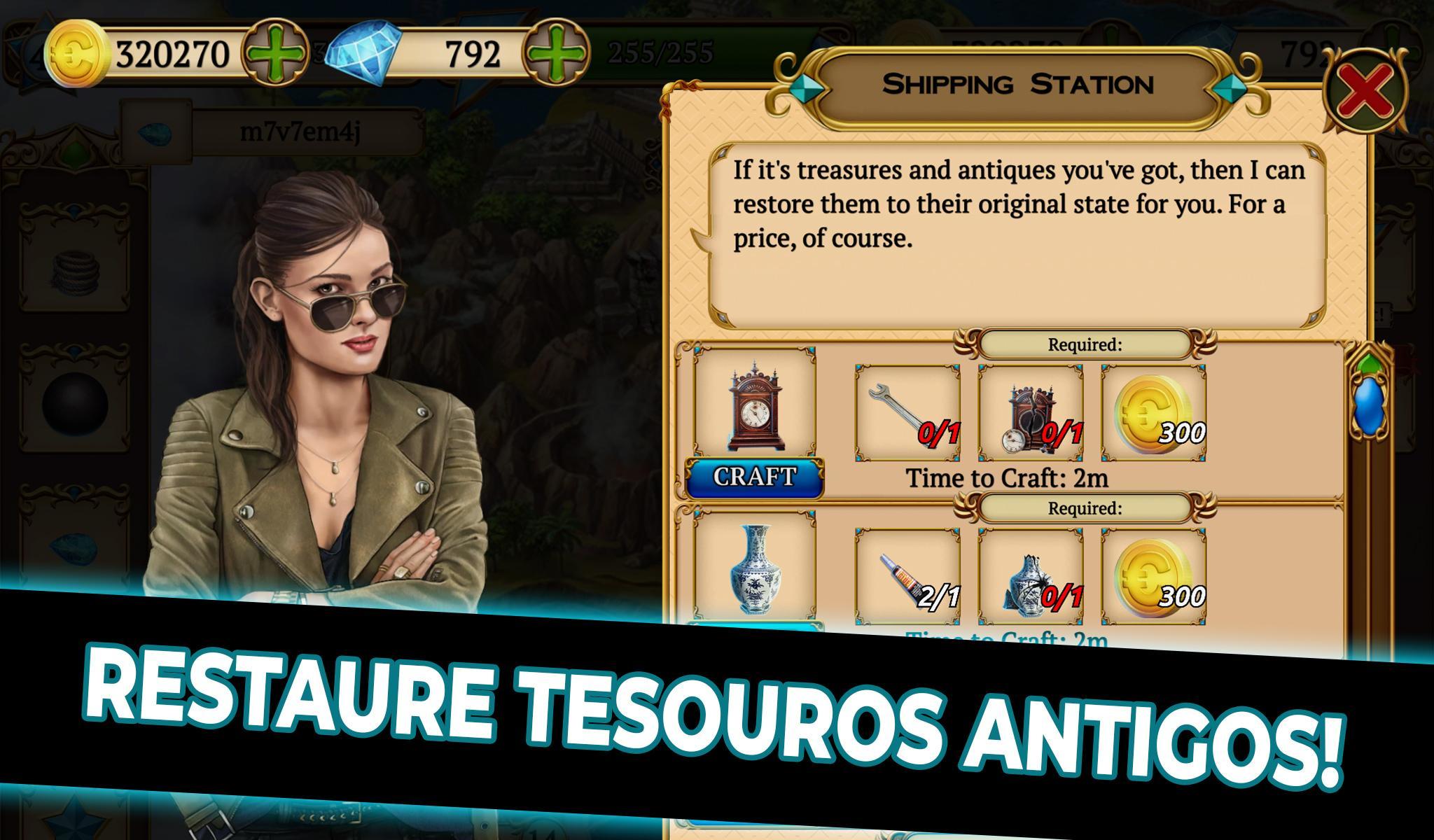 Captura de Tela do Jogo Treasure Match 3