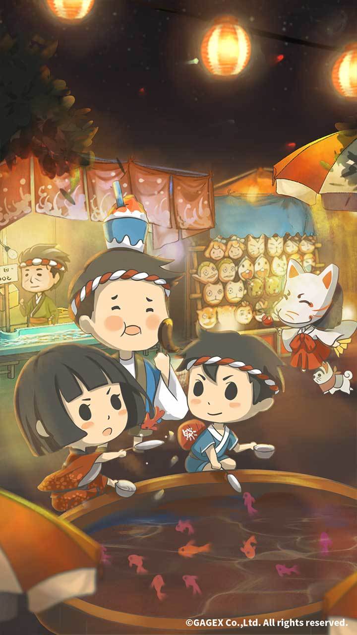 Cuplikan Layar Game 昭和盛夏祭典故事