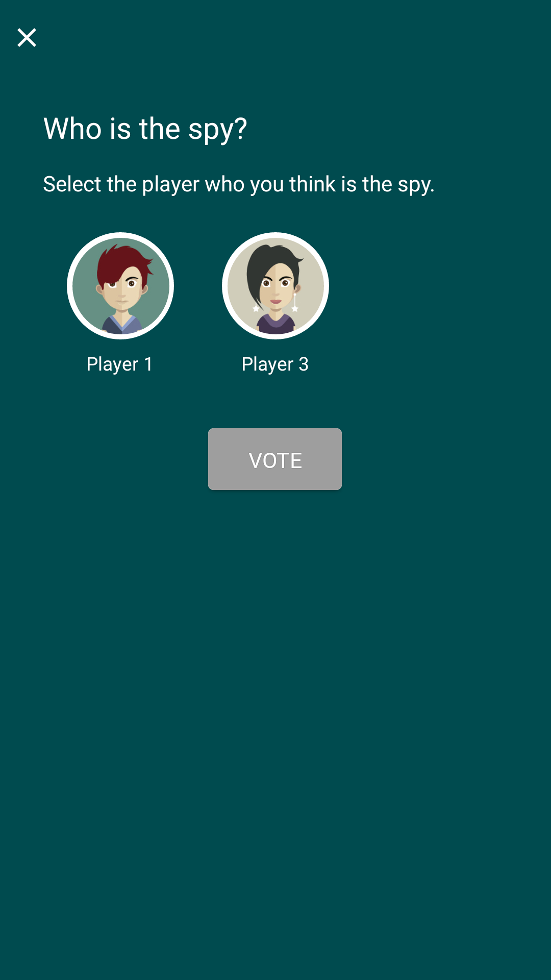 SpyFall Game Screenshot