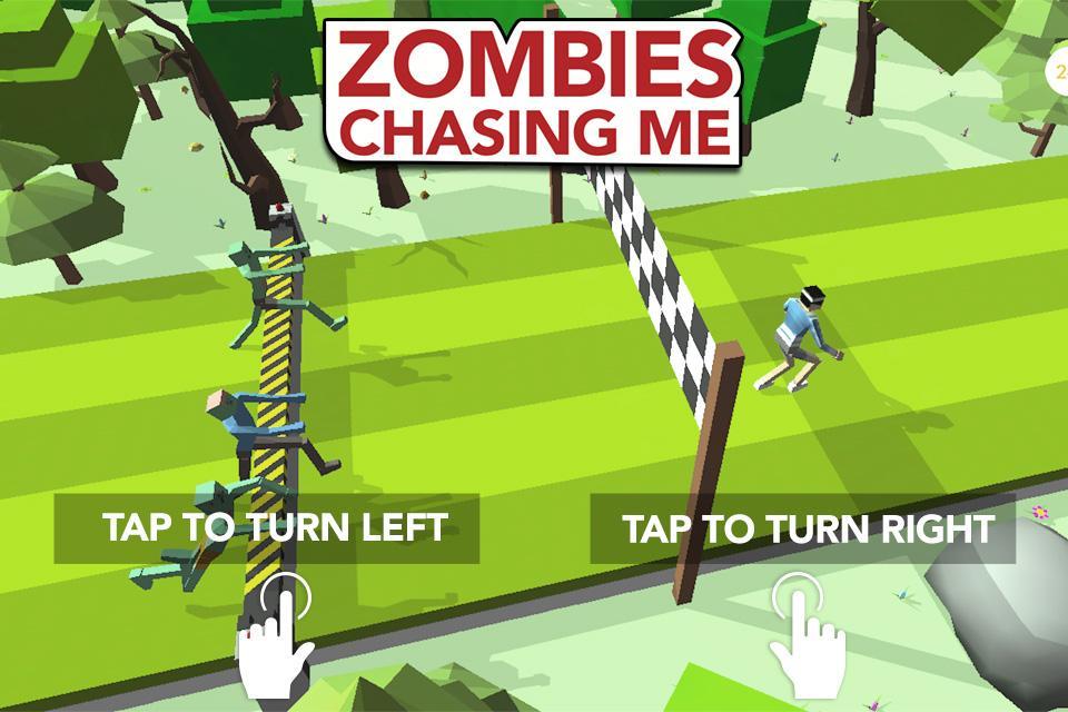 Zombies Chasing Me Game Screenshot