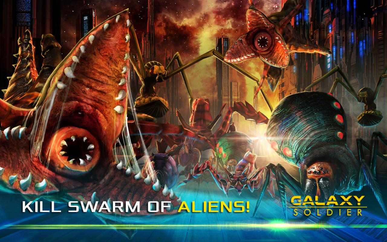 Galaxy Soldier - Alien Shooter Game Screenshot