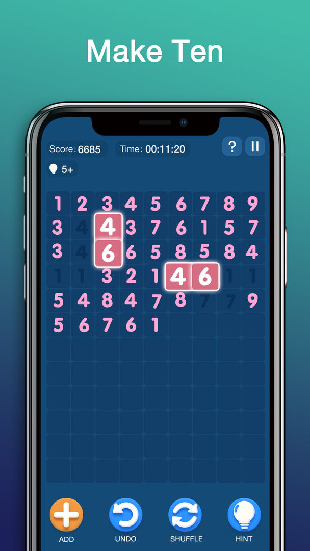 Match Ten - Number Puzzle 게임 스크린 샷