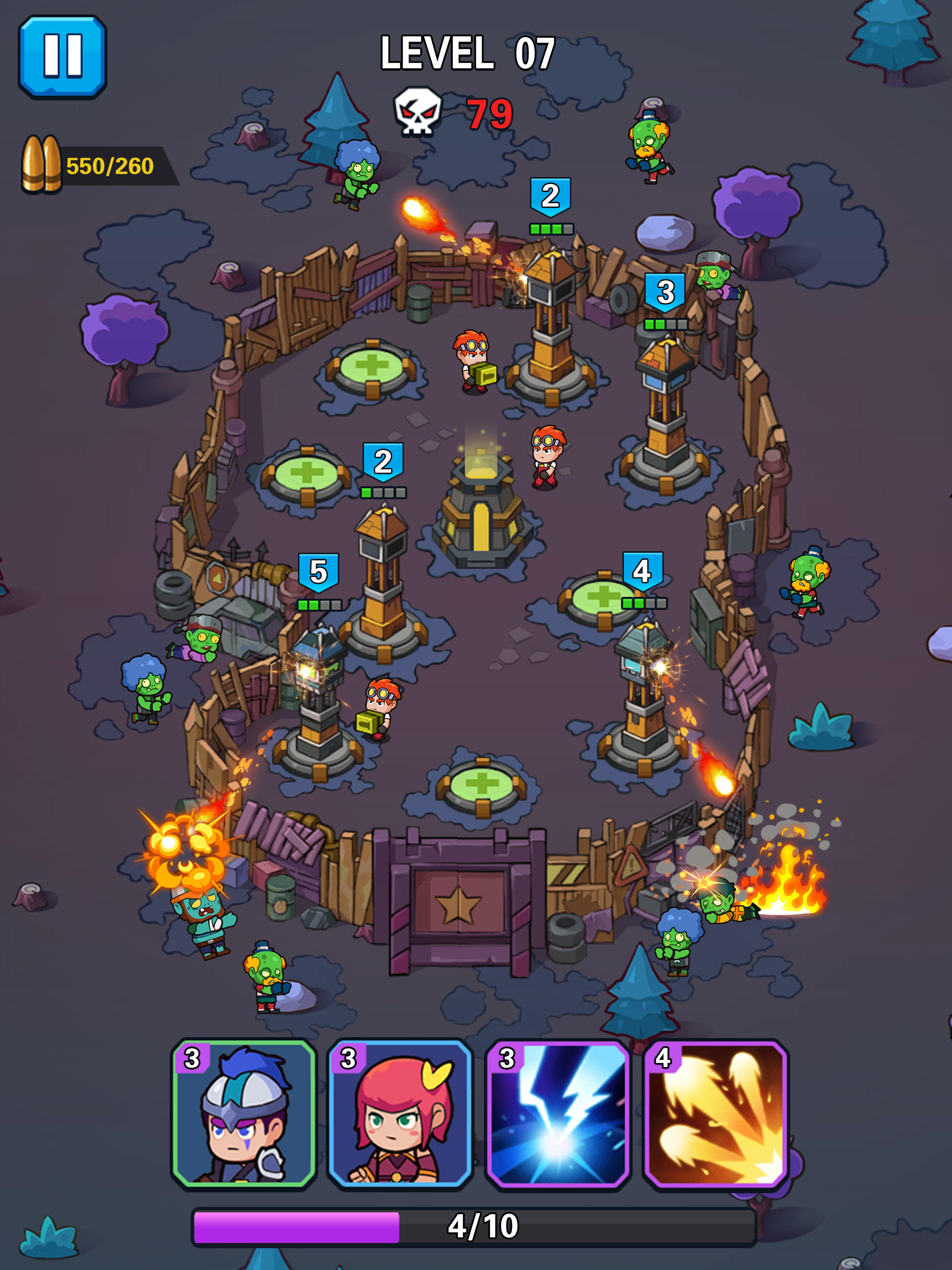 Turret Warfare Game Screenshot