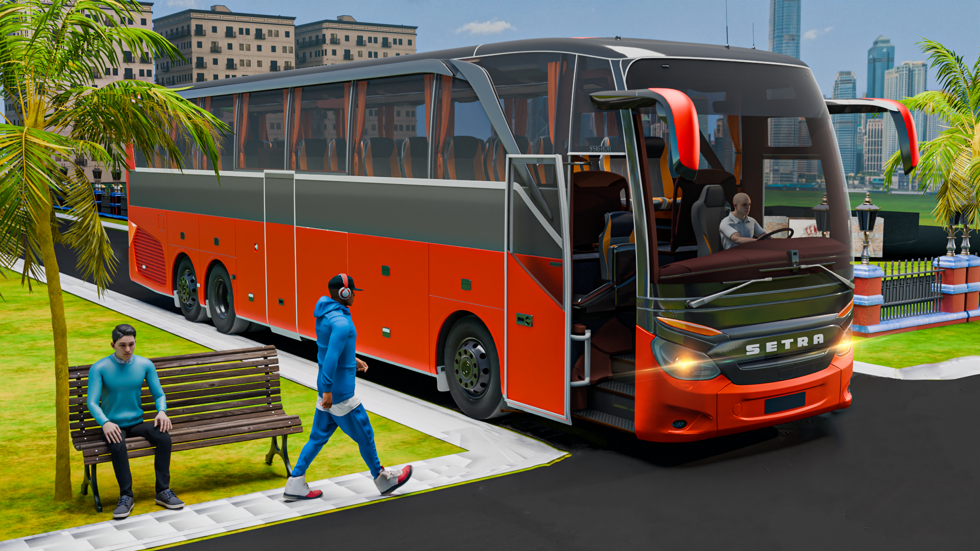 Скриншот игры Speed Bus Simulator: Bus Games
