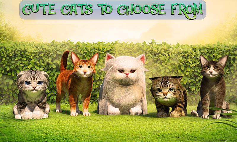 Cute Cat Adventure 2016 Game Screenshot